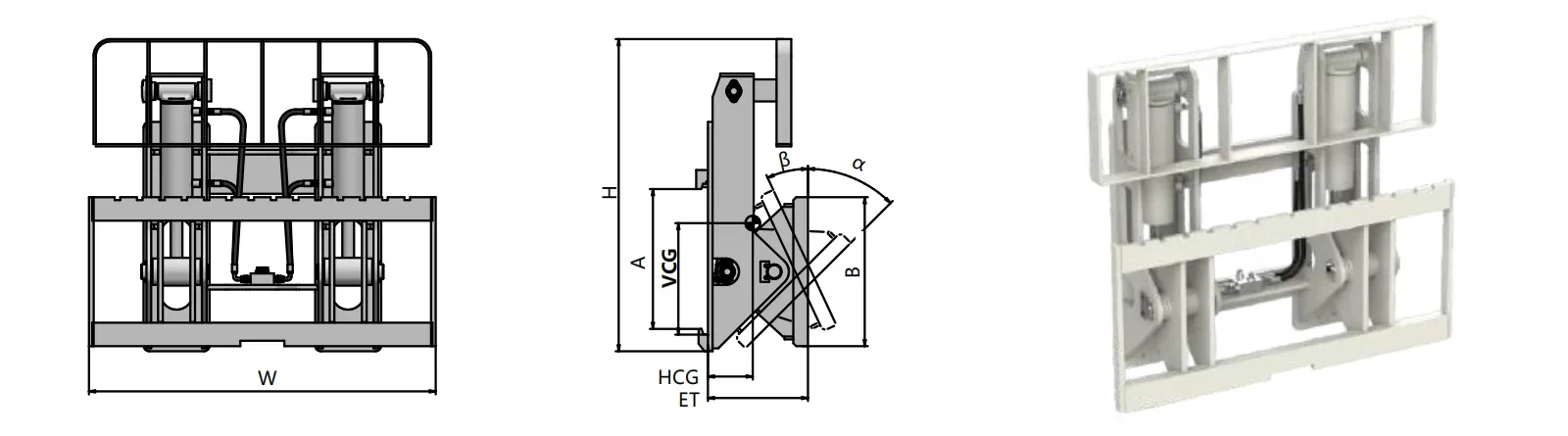 Wontonne-Forklift-Attachments-Hinged-forks Wontonne-Forklift-Attachments-Hinged-forks
